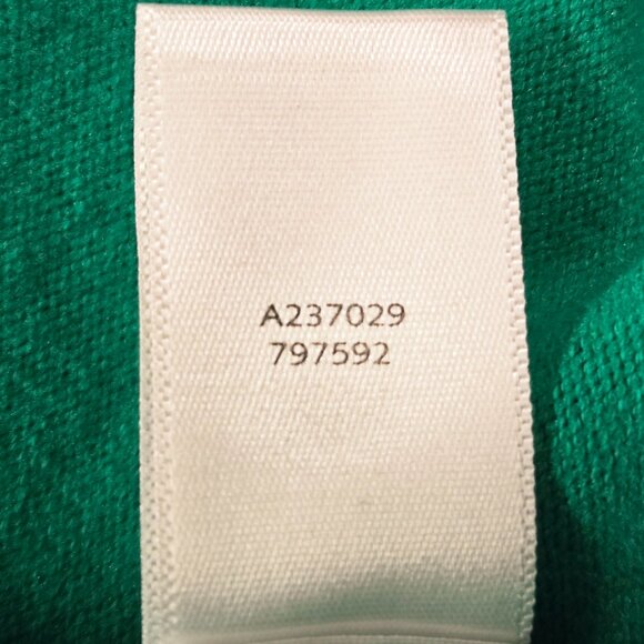 Isaac Mizrahi Live! Paisley Printed Cardigan/Sweater Green/Navy Button Closure S - Picture 8 of 9